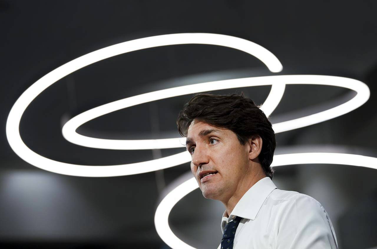 Liberal Leader Justin Trudeau makes remarks on gun control during the Canadian federal election campaign in Markham, Ont., on Sunday, September 5, 2021. THE CANADIAN PRESS/Nathan Denette