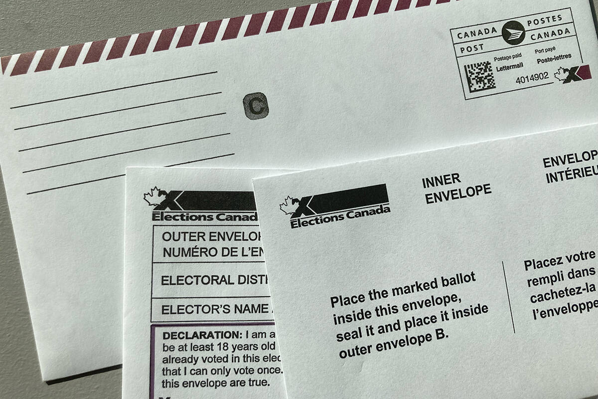 The last day to request a mail-in ballot is Sept. 14. (Black Press Media file photo)