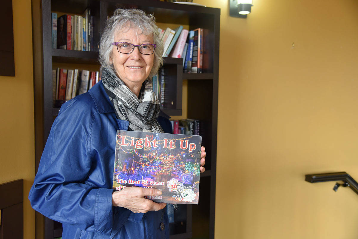 Author Elaine H. MacDonald has written a history of the first thirty years of Festival of Lights. (Mike Gregory Photo).