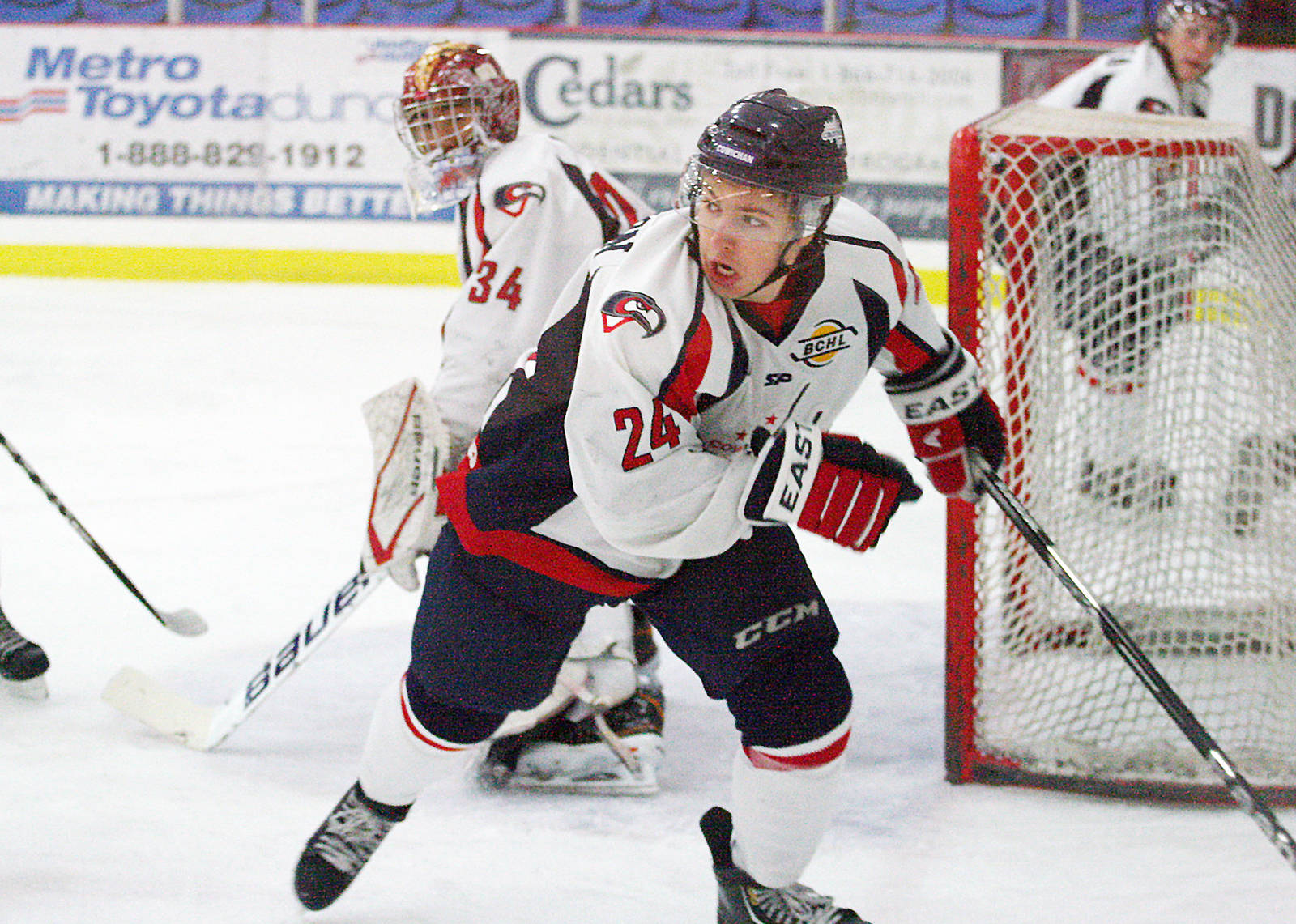 Black Press photo                                Troy Paterson during his playing days with the Cowichan Valley Capitals.
