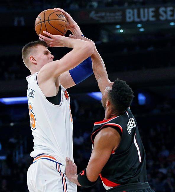 Kristaps Porzingis. (AP Photo)