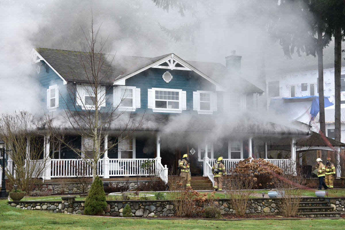 Ladysmith firefighters save Saltair home