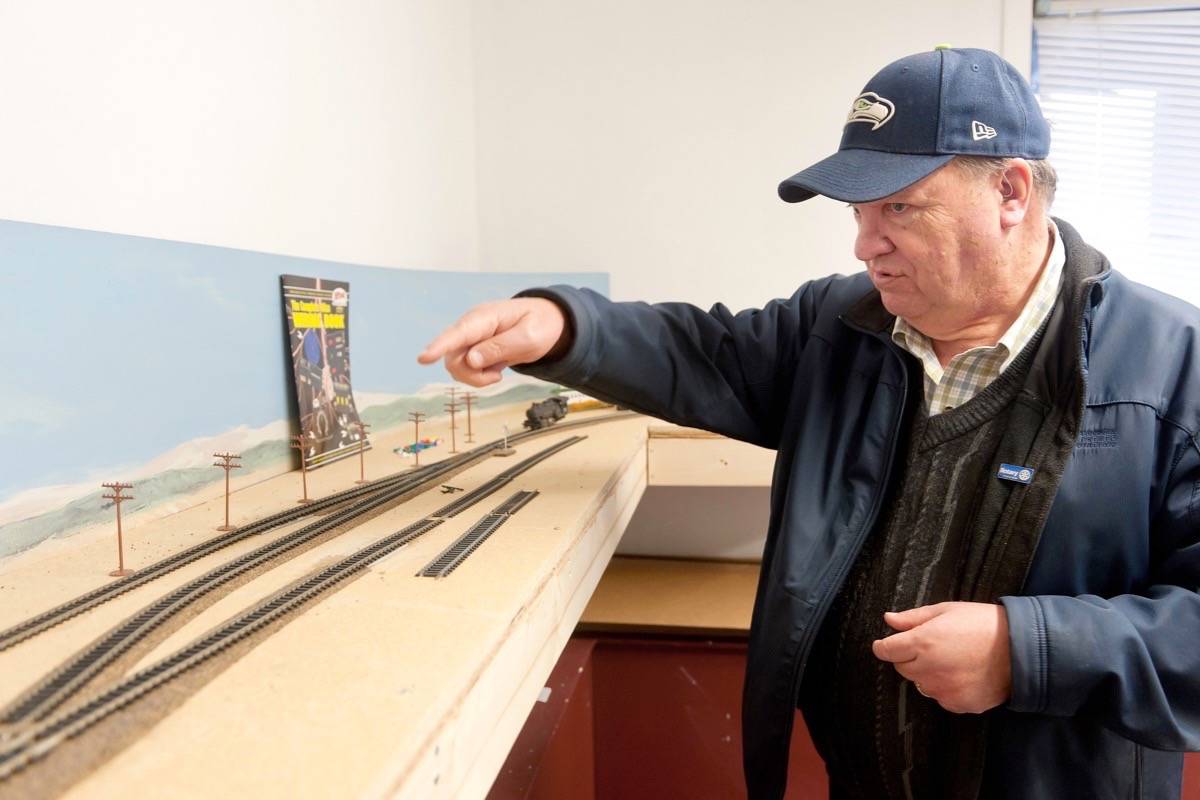 Parksville MakerSpace members ride the rails