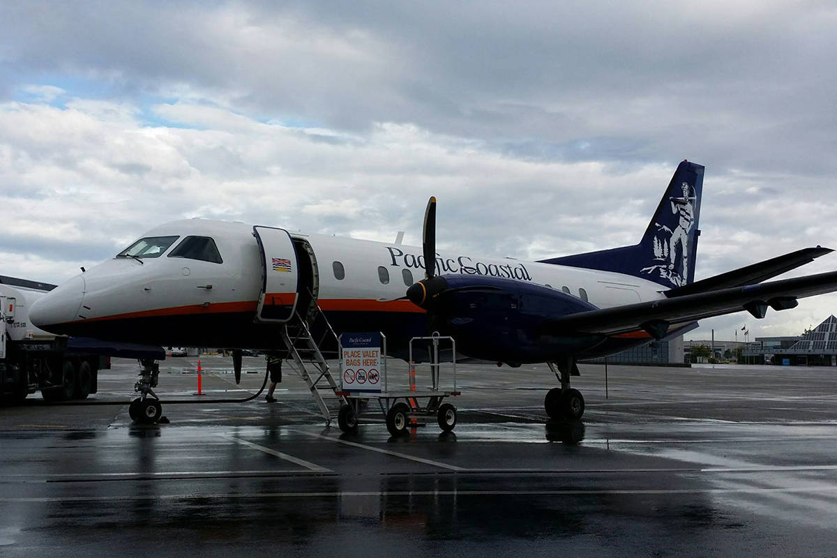 FACEBOOK PHOTO/ PACIFIC COASTAL AIRLINES                                The RDMW is asking the airline to reconsider their recent changes to the schedule that are coming on Feb. 2.
