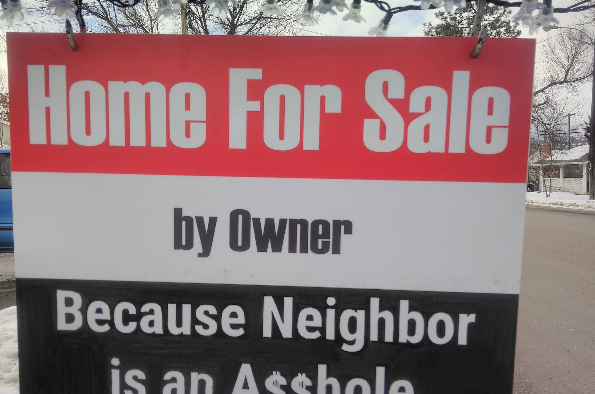 B.C. man selling home, with a warning about the neighbours