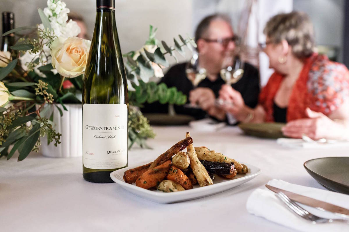 Old Vines Restaurant at Quails’ Gate Estate Winery in West Kelowna made the top 100 list in Canada. Image: Facebook/Quails’ Gate