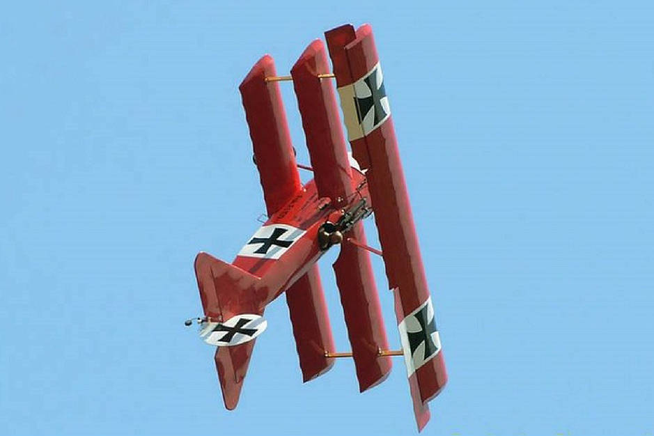 This Red Baron style tripane was stolen from Michell Airpark recently and then was returned overnight on Jan. 31. (VRCMS/Facebook)