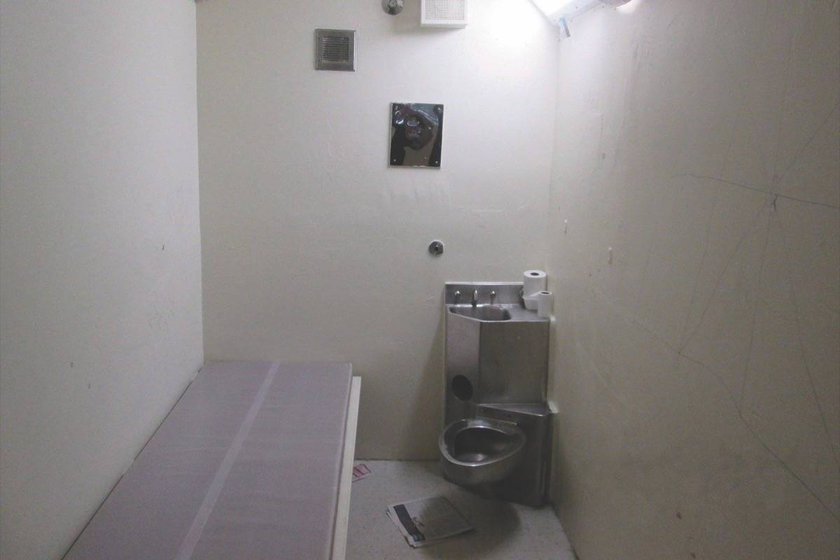 A solitary confinement cell is shown in a undated handout photo from the Office of the Correctional Investigator. (THE CANADIAN PRESS/HO- Office of the Correctional Investigator)