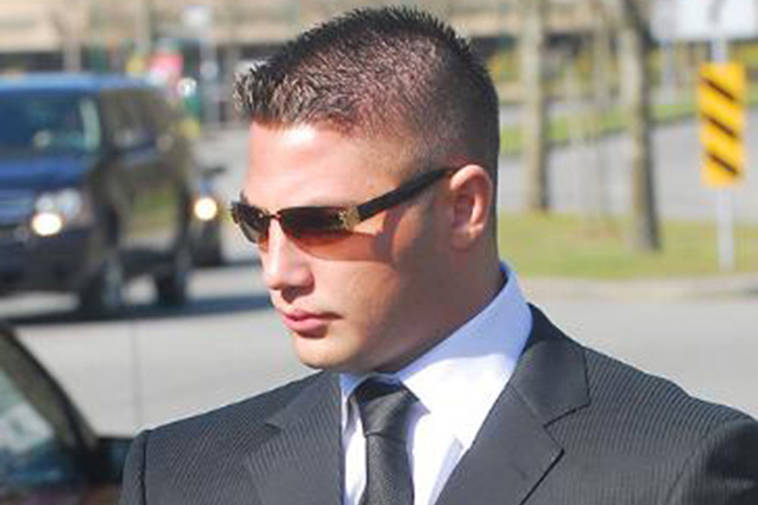 Jarrod Bacon is show here in a 2009 court appearance in Surrey. (Black Press file photo)