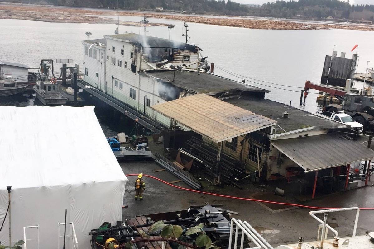 Chemainus fire has firefighters up early