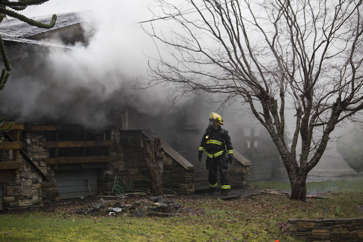 UPDATE: No injuries in Campbell River house fire near Stories Beach