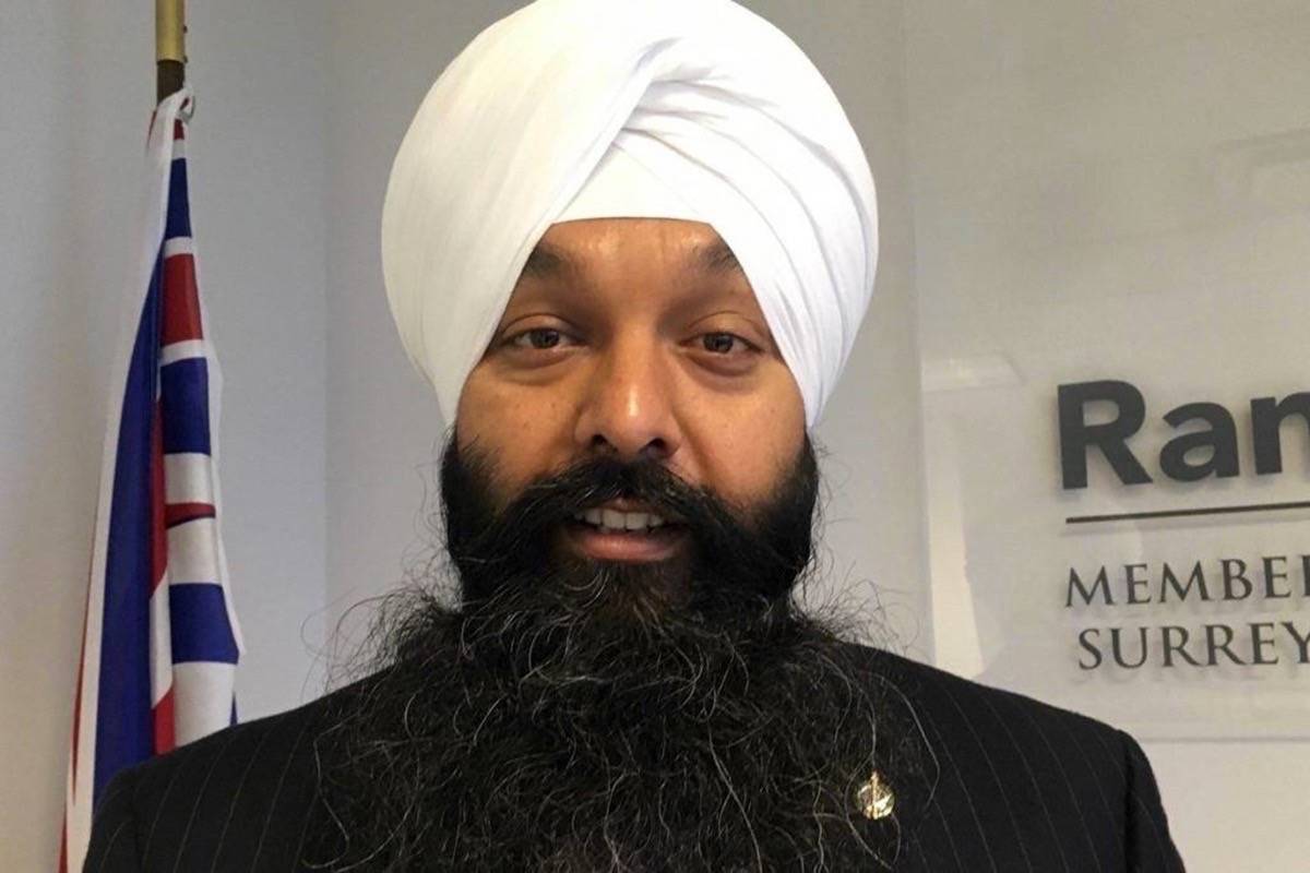 Randeep Sarai, Liberal MP for Surrey Centre. (Photo: Now-Leader).