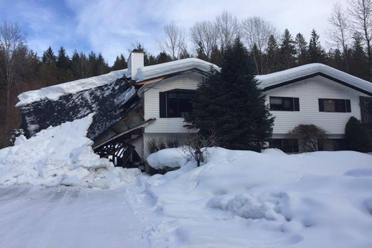 Another Nakusp roof collapses under weight of snow