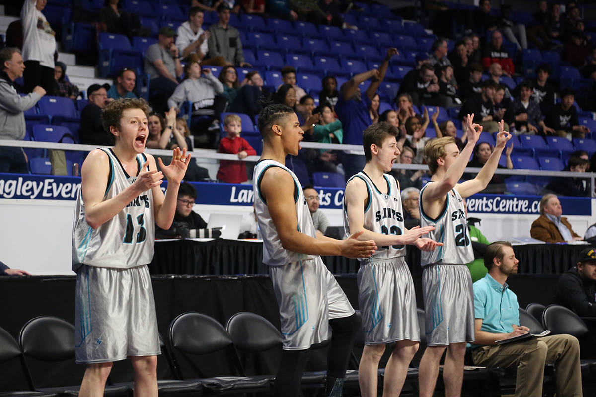 BC boys 1A championship final, March 10 at Langley Events Centre Bulkley Valley Christian Royals vs Heritage Christian Saints Greg Laychak Black Press