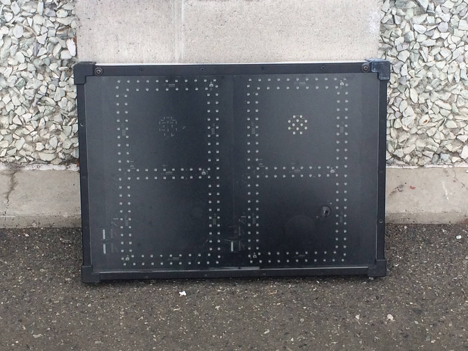 This speed reader board was stolen from a location on Interurban Road. (Saanich Police photo)