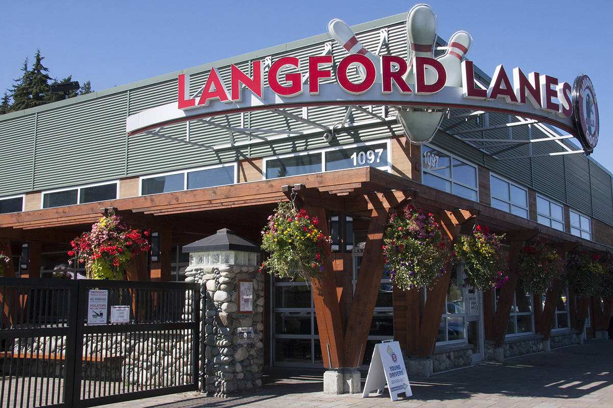 Austin Bonner has been arrested and charged in relation to a stabbing at the Langford Lanes bowling alley over the weekend.                                (Gazette file photo)