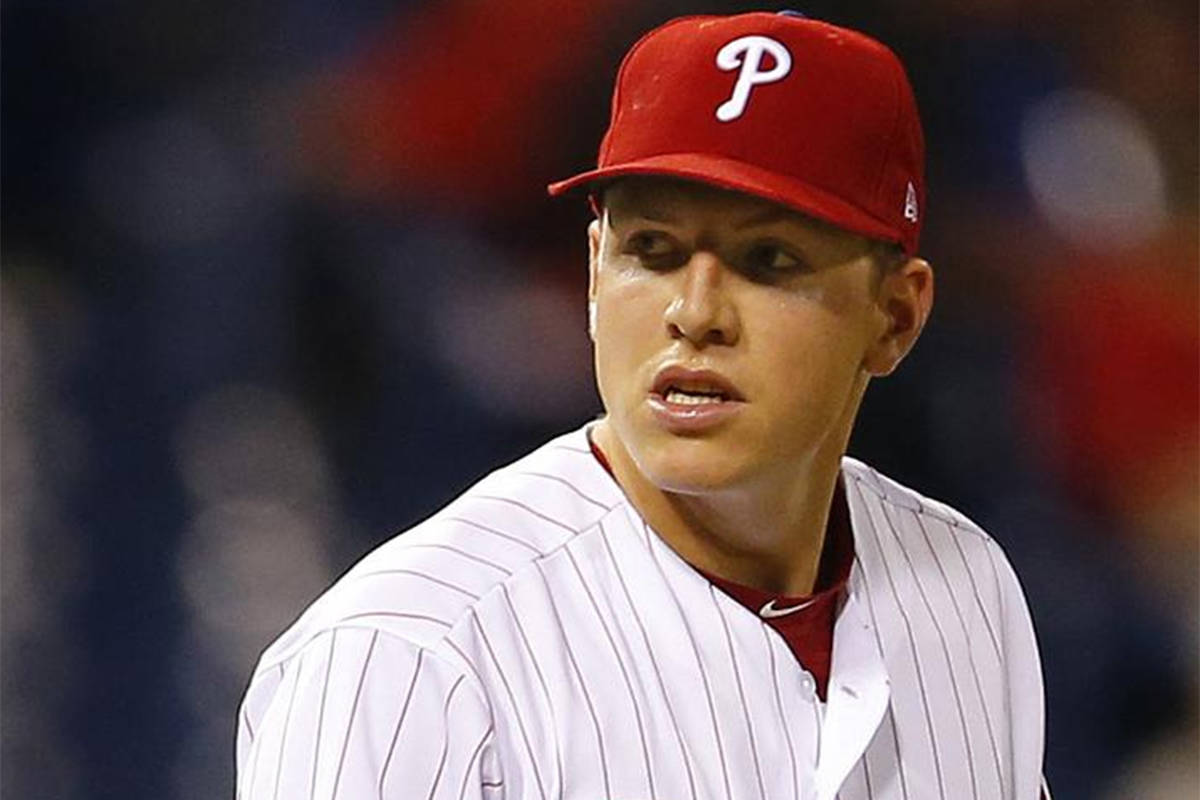 Philadelphia Phillies pitcher and Greater Victoria minor baseball product Nick Pivetta is having a much improved second season in Major League Baseball. mlb.com