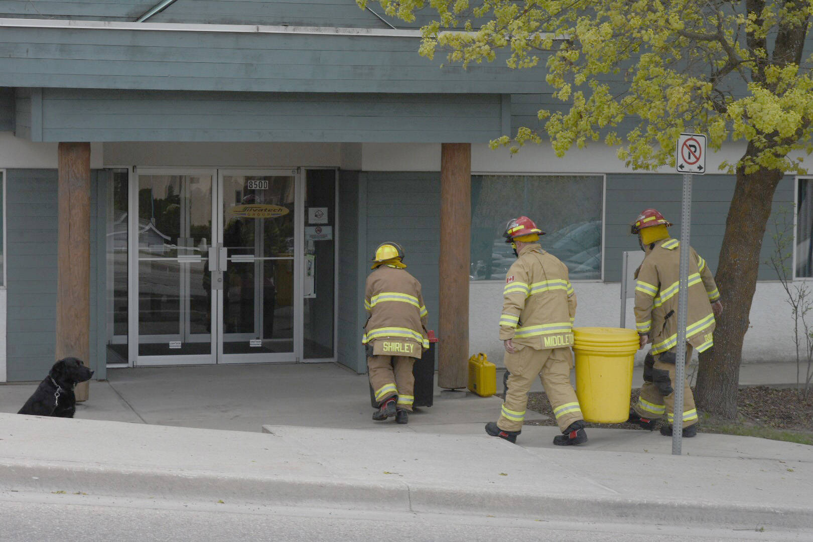 Man pours fuel inside B.C. government office