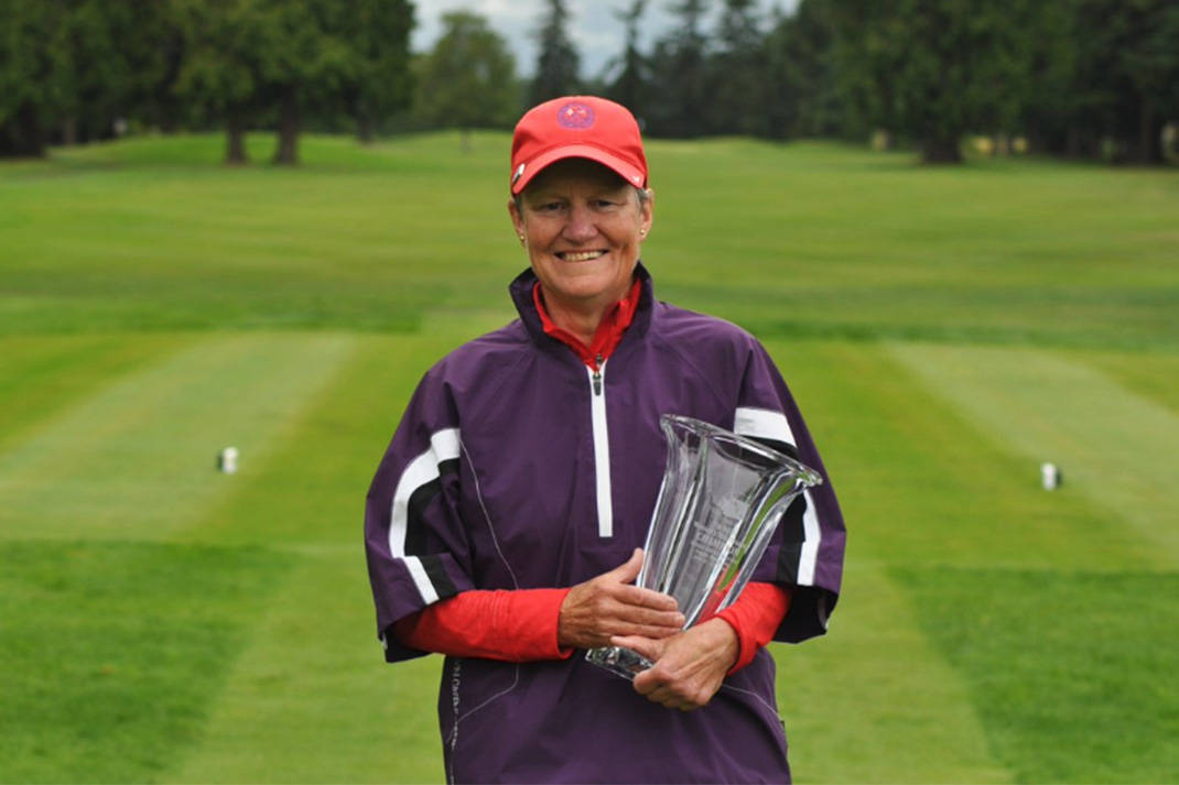 Alison Murdoch after her 2016 Washington State Golf Association Championship win. Twitter