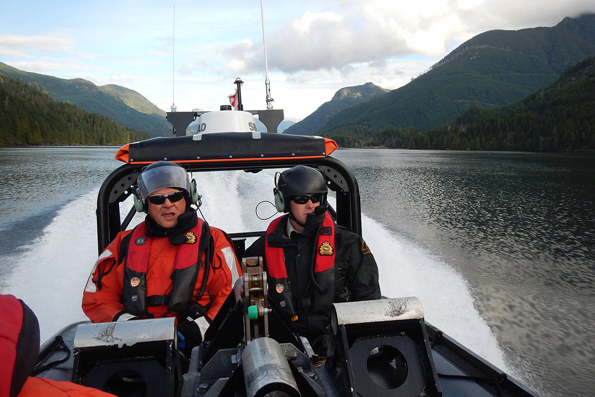 FISHERIES AND OCEANS CANADA PHOTO                                MPP officers patrolling B.C.’s coast