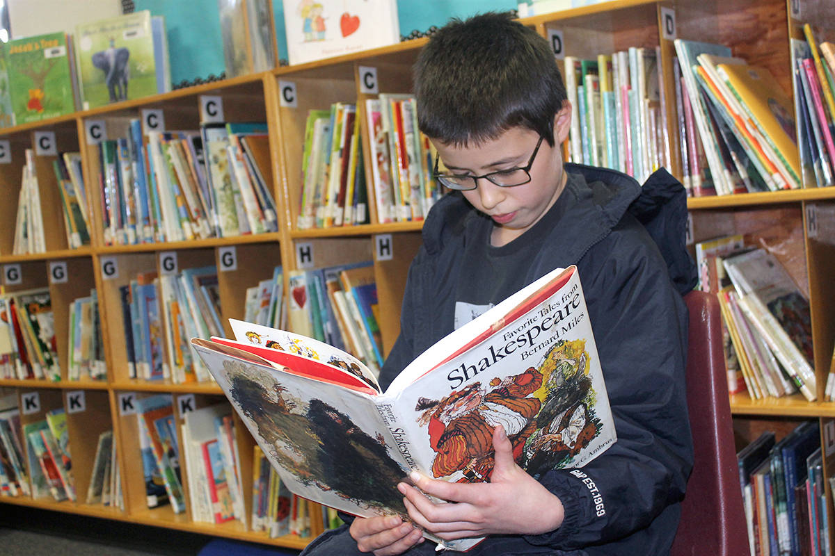 Arthur Taylor, 12, has been named a finalist in CBC Books’ Shakespeare Selfie Student Writing Challenge. Winners will be announced on Wednesday. TAMARA CUNNINGHAM/News Bulletin