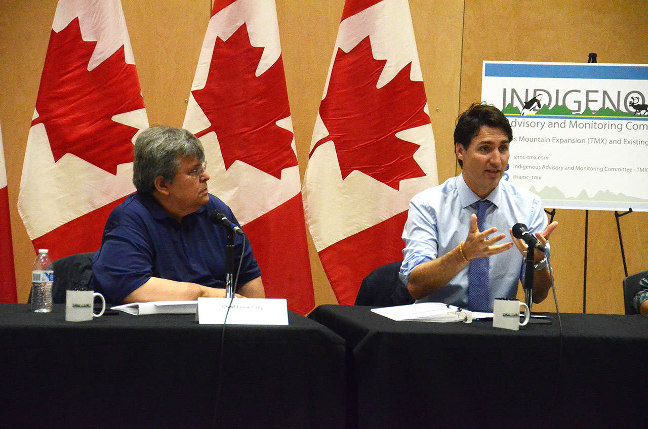 PM makes first B.C. visit since TMX pipeline purchase