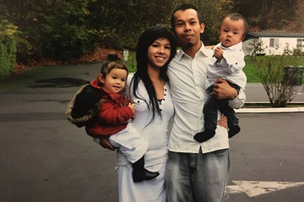 Jeffery Phan, 24, Michelle Lesaca, 24, and two children, three-year-old Satana Phan and two-year-old Satan Phan went missing after their abandoned vehicle was found along the highway in the Dease Lake area. (Contributed photo)