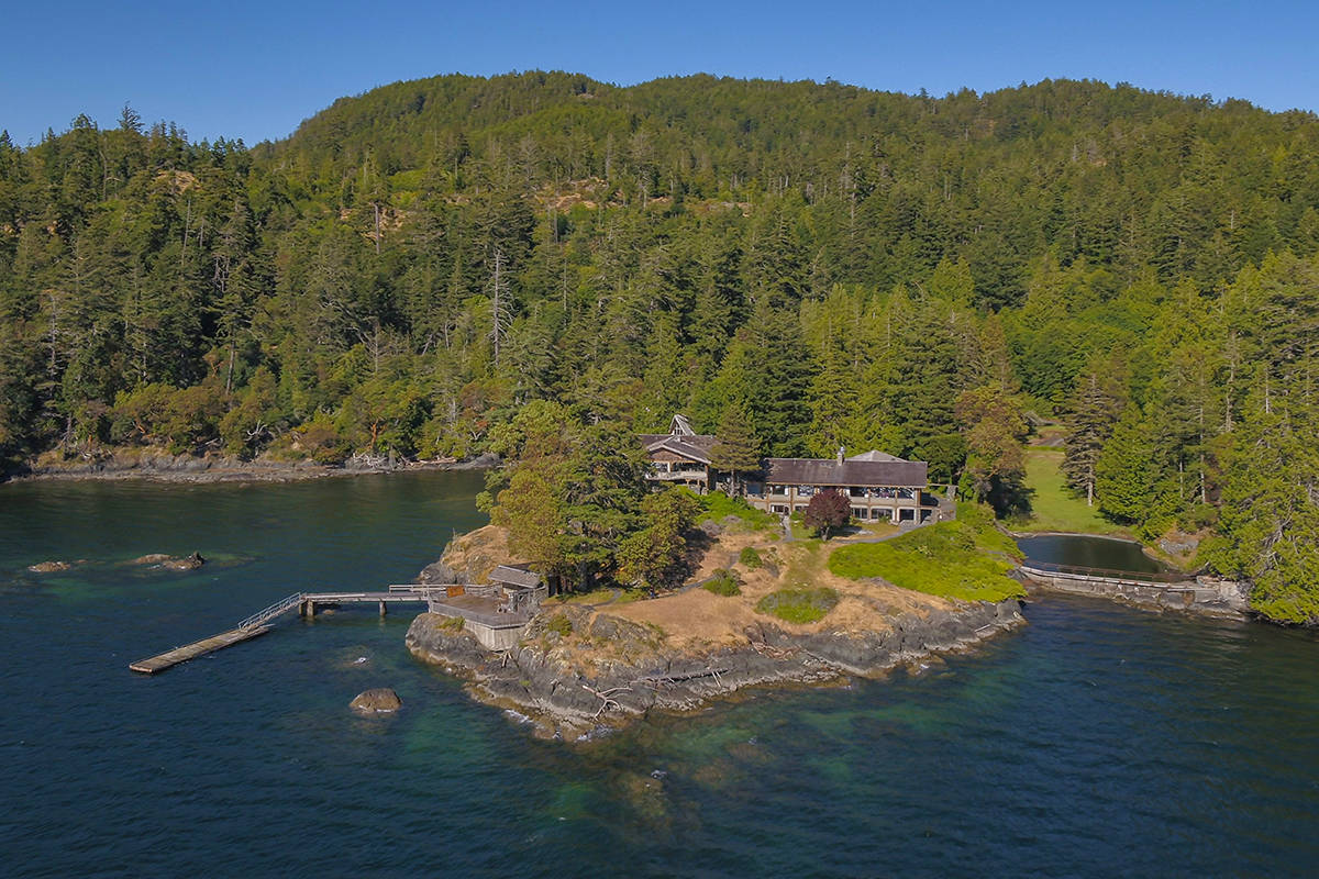 One of Sooke’s most mysterious historical property’s, Grouse Nest, has just on the market for $6.98 million. (Photo contributed)