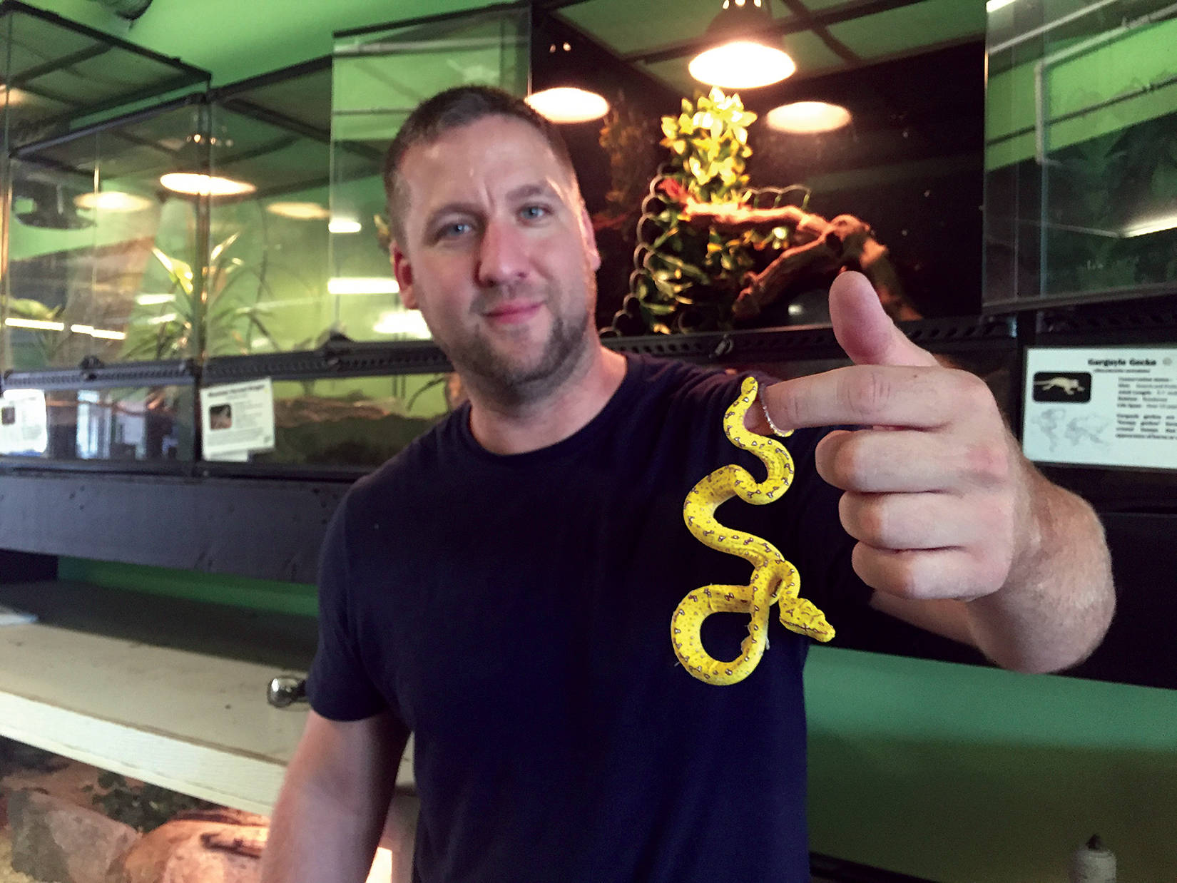 Mission’s Mike Hopcraft, also known as the Reptile Guy, is being charged with two counts of animal cruelty and one count of violating the Veterinarians Act. / File Photo