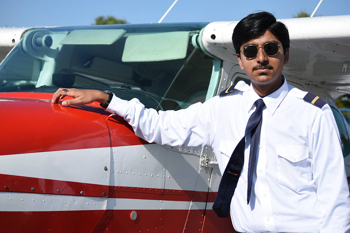 Mohd Shaikhsorab, 14, believes he has set the world record for youngest pilot to fly solo. He is now waiting on confirmation from Guinness World Records. Miranda Gathercole Langley Times