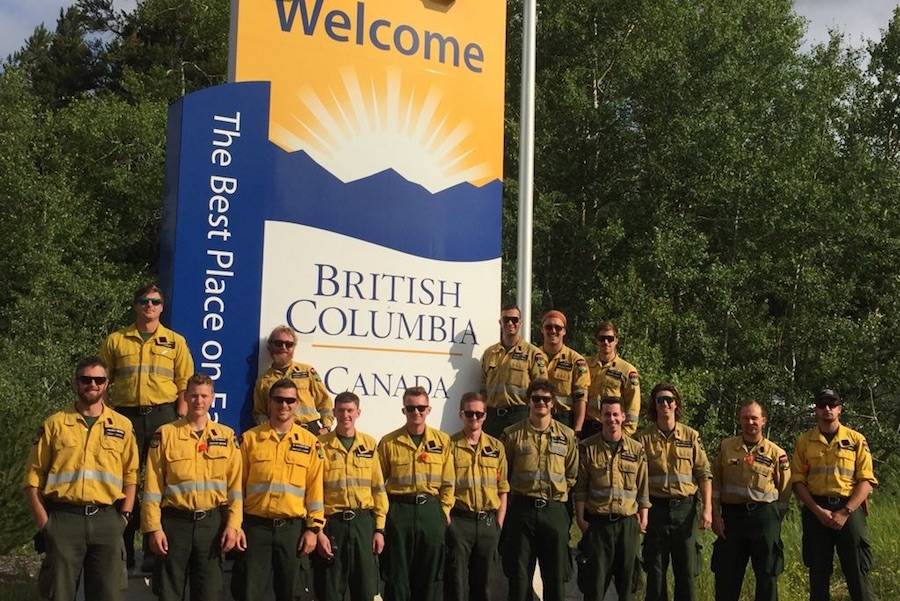 Alberta firefighters brought in to assist B.C. fire fight