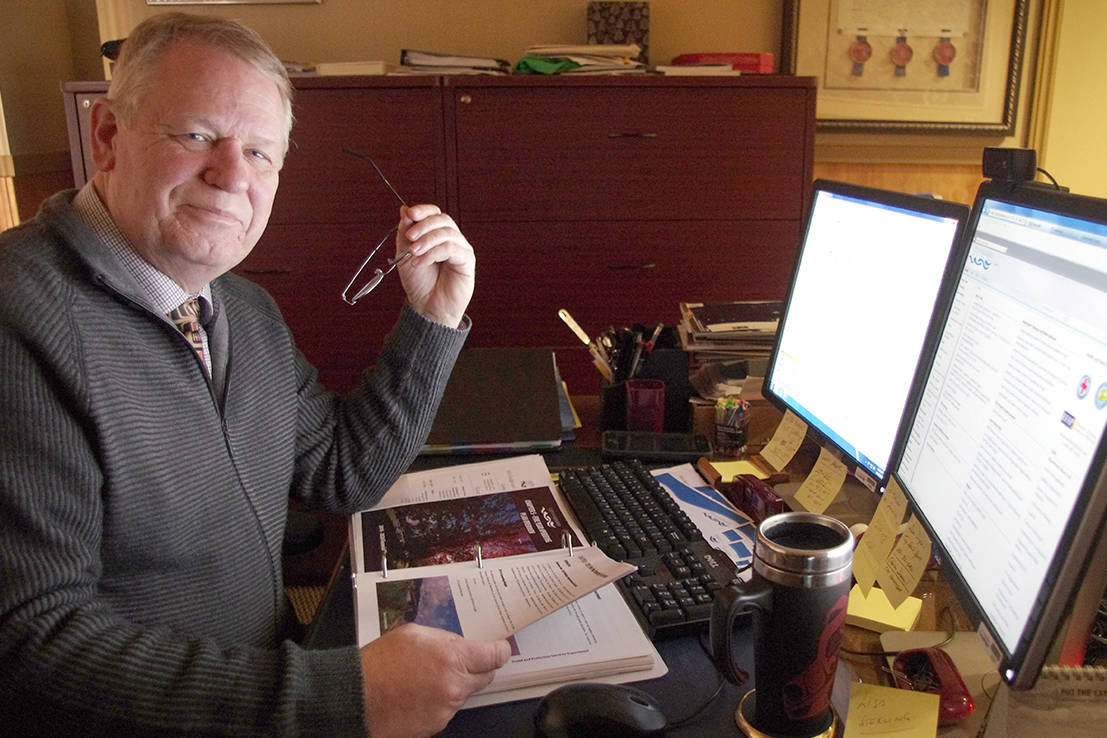 Nanaimo’s mayor won’t run for another term. Bill McKay prepared a statement last night announcing he will not seek re-election in this fall’s municipal election. NEWS BULLETIN file photo