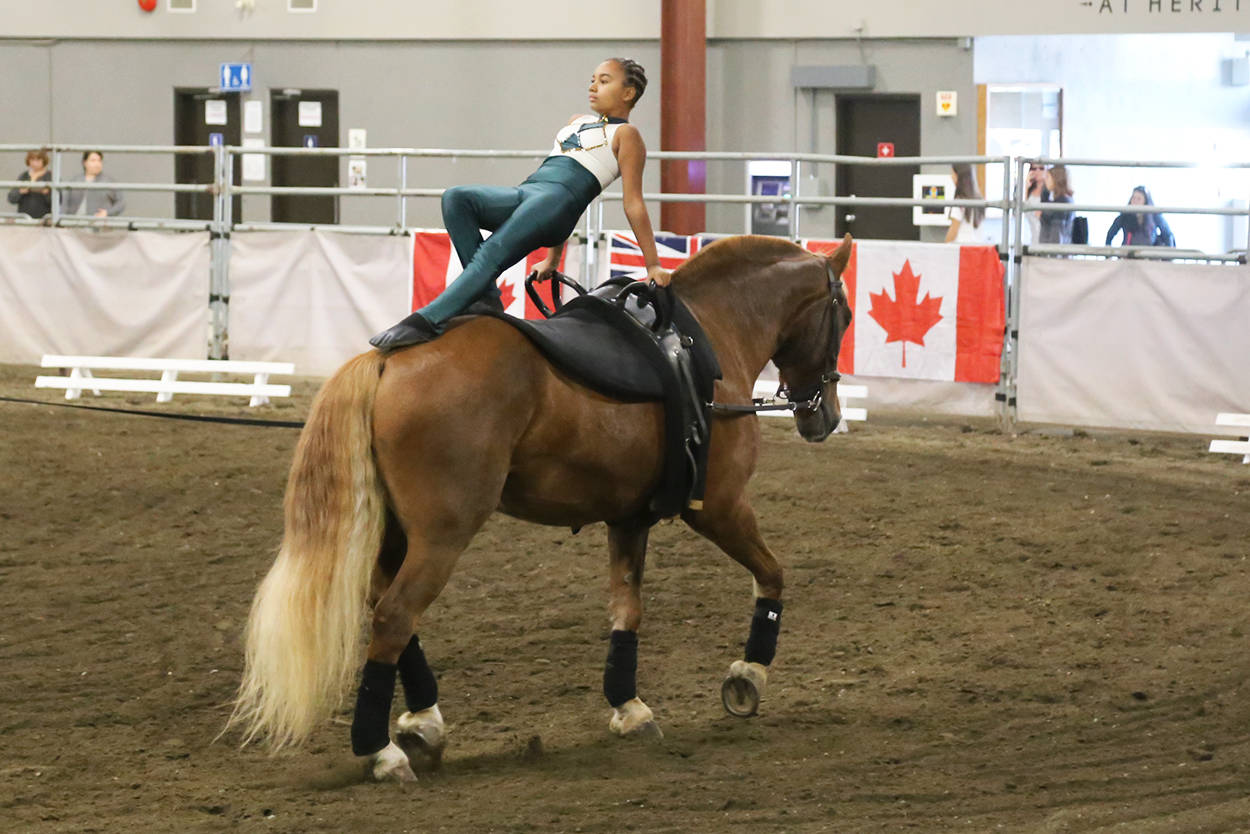 VIDEO: Equestrian vaulters shine at B.C. championships