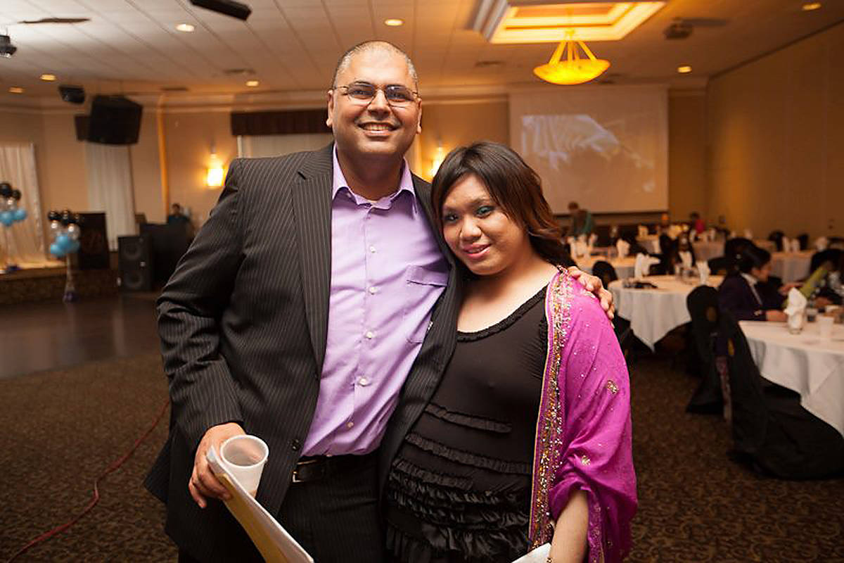 January Marie Lapuz, right, with friend Alex Sangha, in an undated photo. Sangha has produced a short documentary film about his friend, who was killed in 2012. (submitted photo)