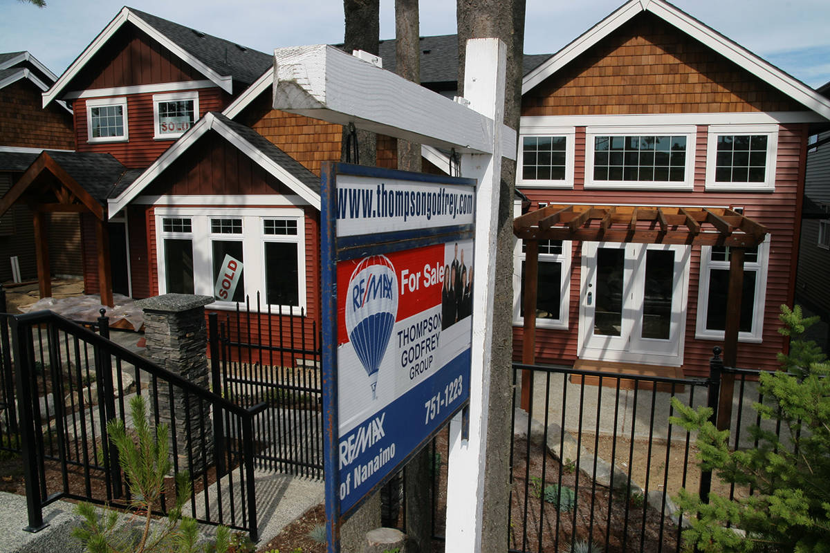 Nanaimo, Duncan see lowest yearly gains in single-family home prices