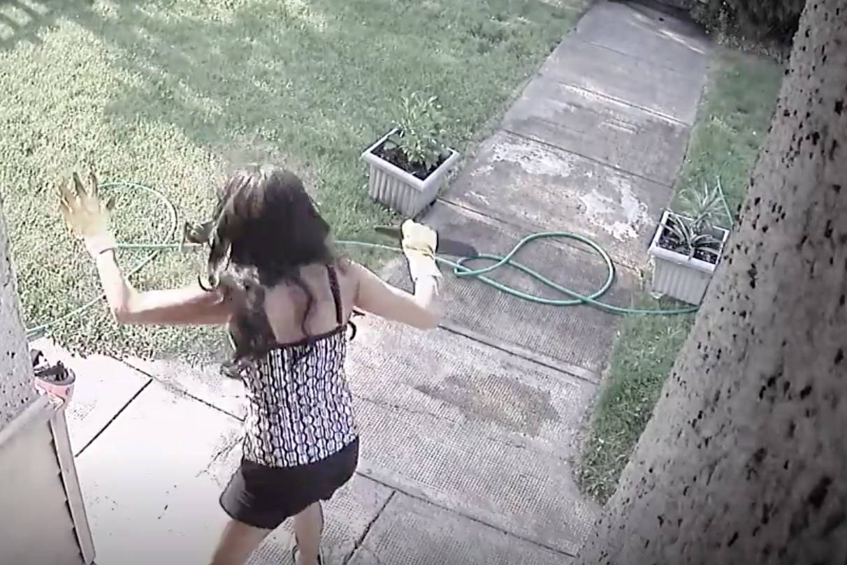 An Osoyoos woman had a scare when a knife-wielding woman rang her doorbell and asked to see her baby. Contributed photo