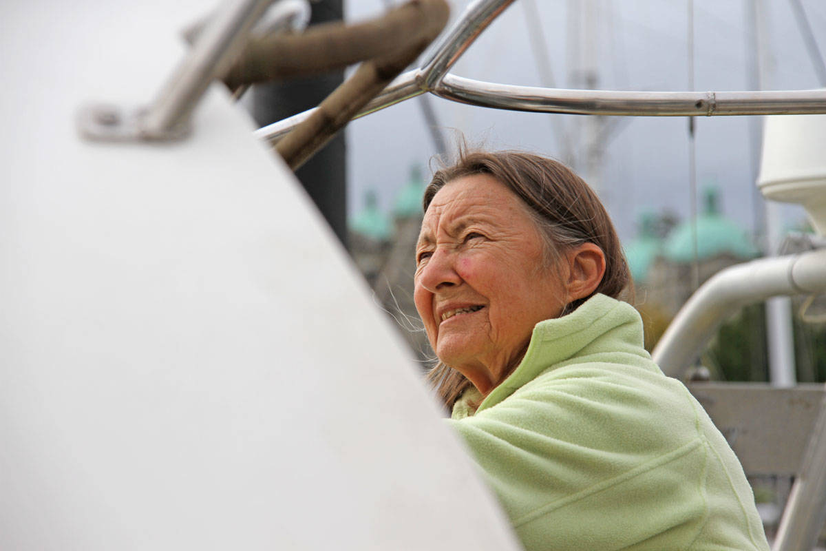 Joanne Socrates is already the oldest woman to have sailed around the world alone. Now she’s after a new record. (Keili Bartlett/News staff)
