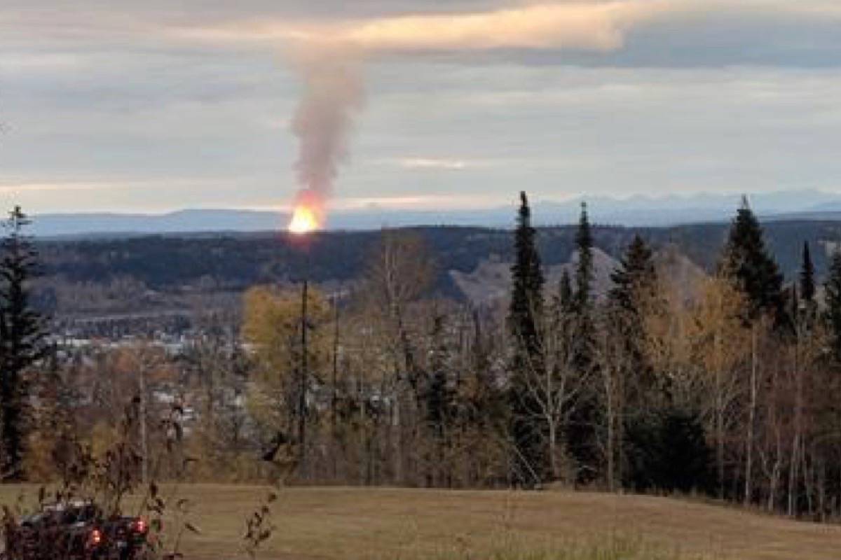 Most residents near Prince George were being allowed back into their homes after Tuesday’s gas pipeline rupture. (THE CANADIAN PRESS)