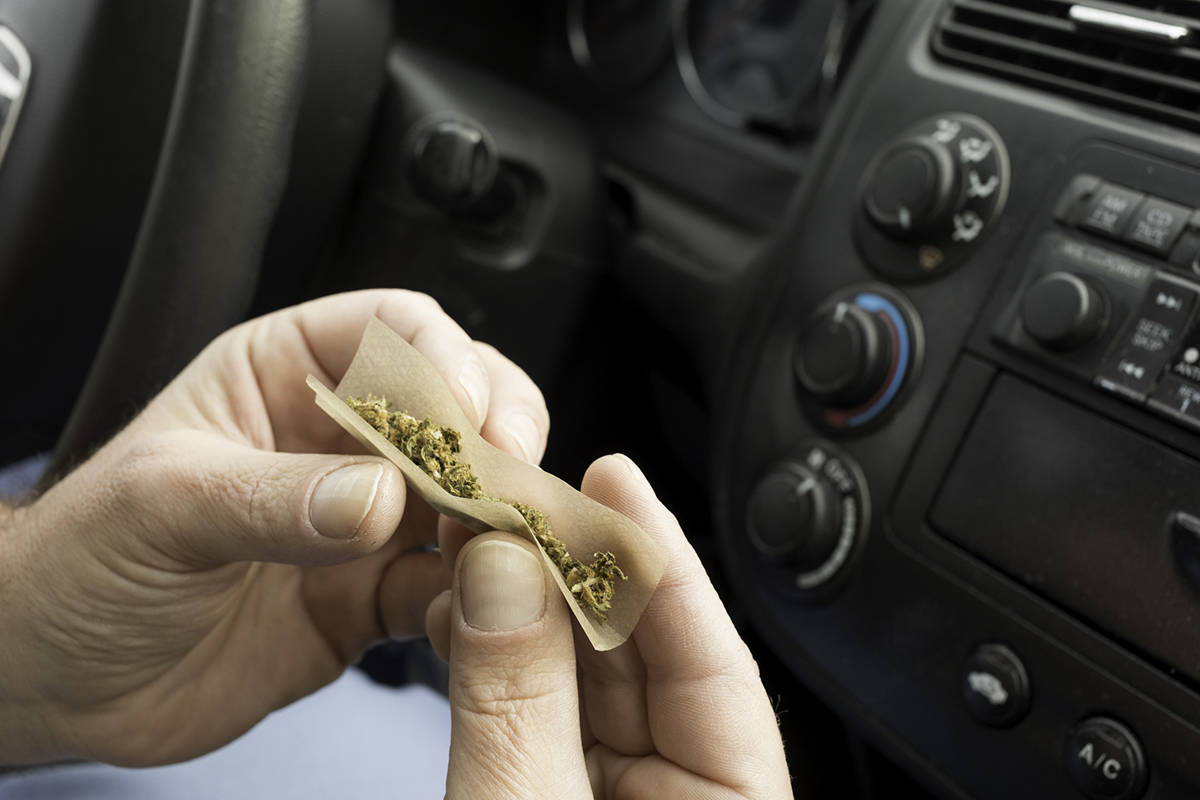 The passenger of a vehicle caught smoking weed was issued a $230 fine. (iStock photo)