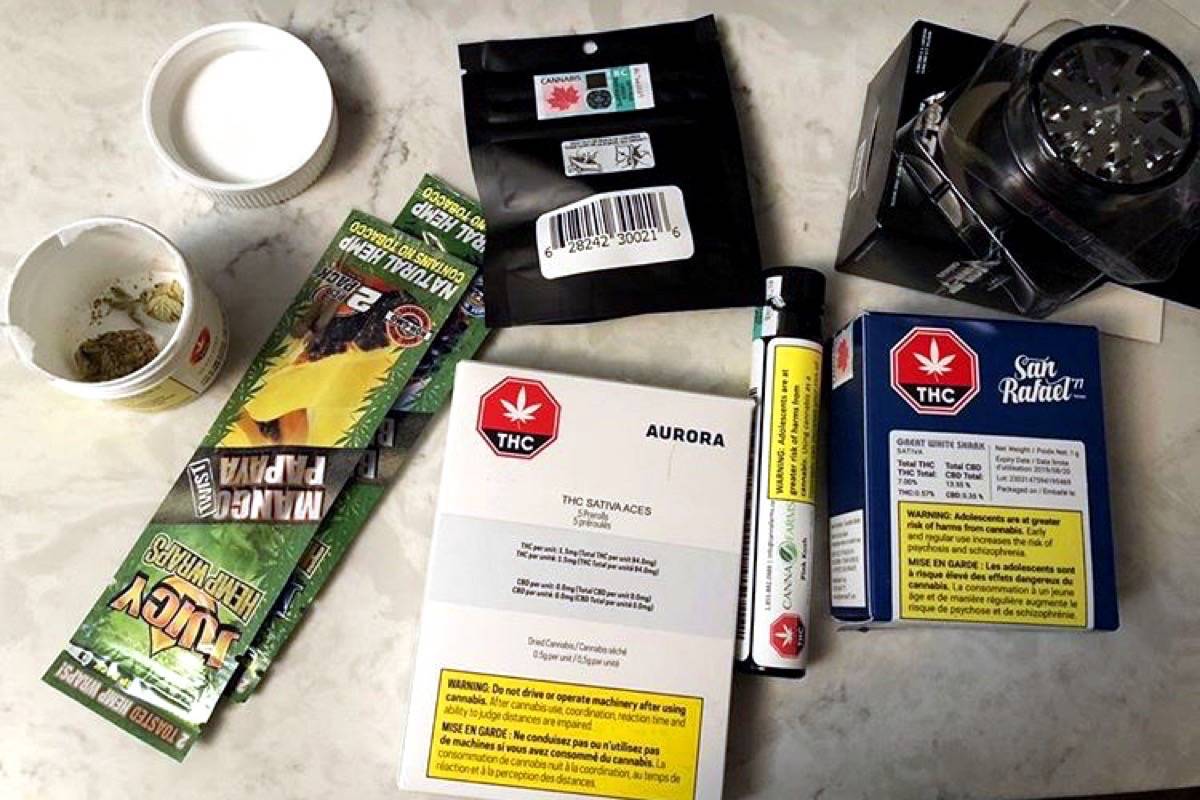 One of the more than 20,000 purchases of cannabis in the week since legalization on Oct. 17. (Black Press Media)