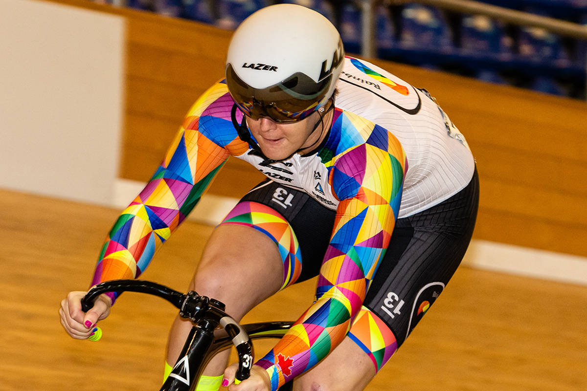 Rachel McKinnon says she looks forward to a day when, ‘people like me can just focus on competing’ because ‘that’s hard enough.’ (Contributed/Craig Huffman)