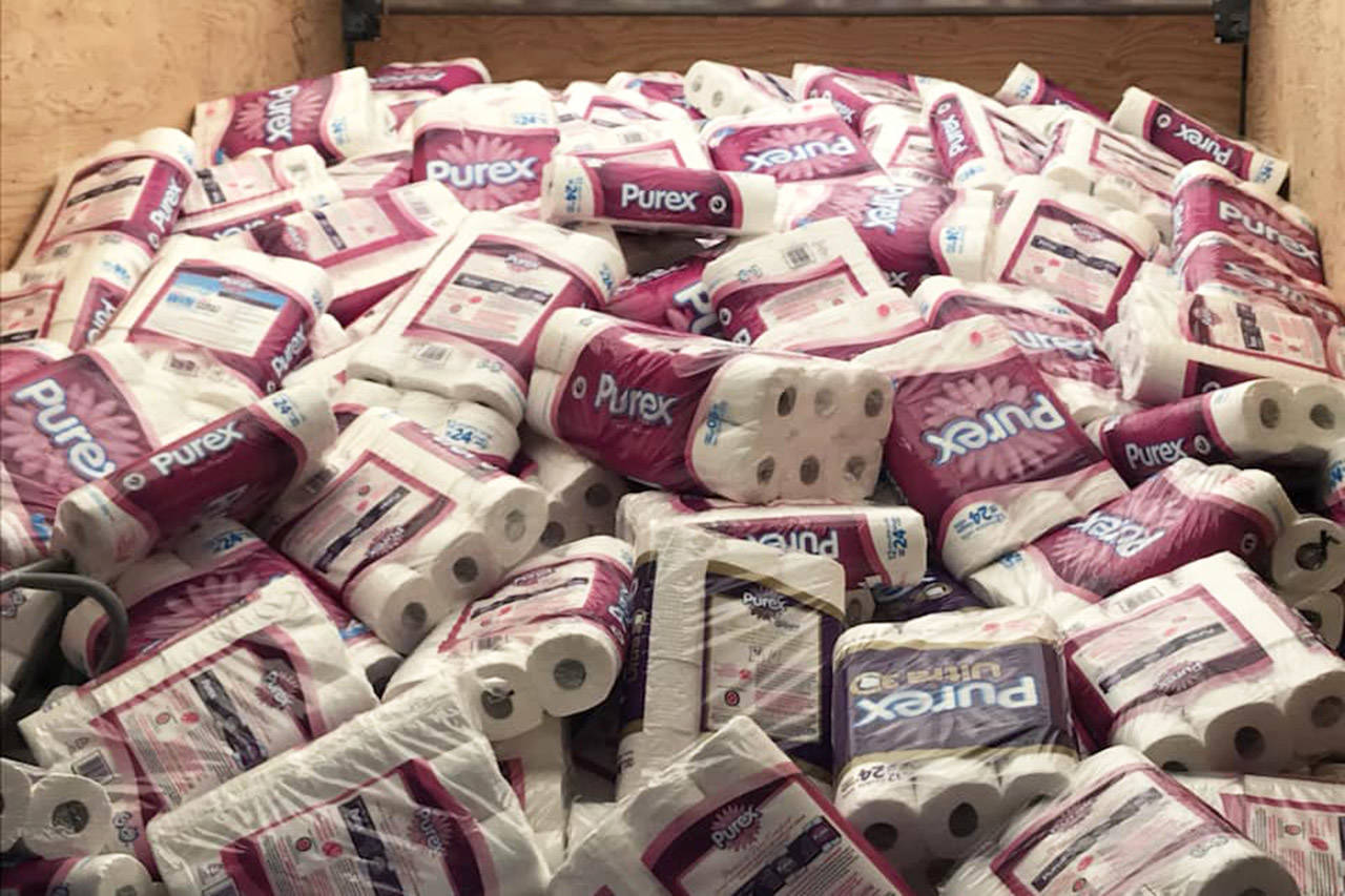 This year’s TP the Town raised over 123,000 rolls of toilet paper for The Mustard Seed Street Church (Facebook/TP the Town)
