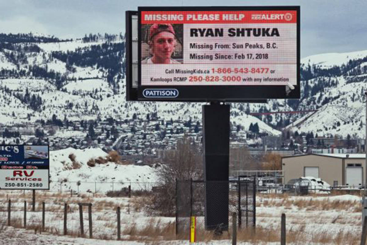 Volunteers continue to search for Alberta man Ryan Shtuka, who was working the winter as a lift operator before he went missing in Sun Peaks. Police have asked residents to check garages, outbuildings and vehicles for any sign of him. Dave Eagles/KTW