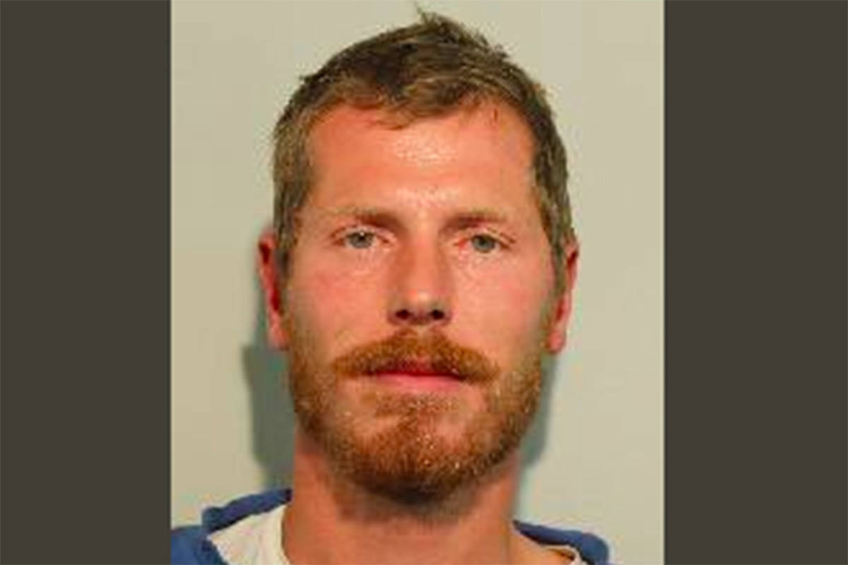 A warrant has been issued for 31-year-old Christopher Turner in relation to a domestic assault investigation. (Central Saanich Police)