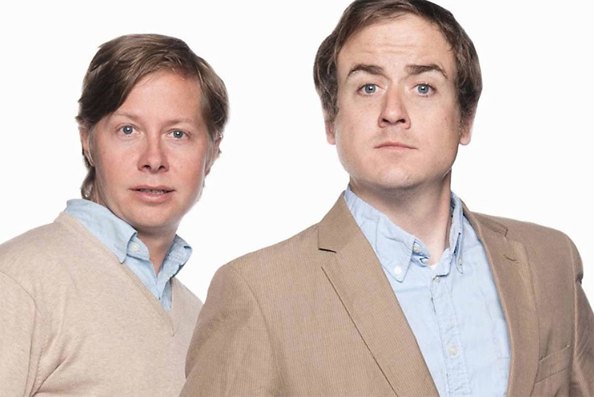 Peter Oldring, left, and Pat Kelly really know how to stir the political pot in their show, ‘This is That’. (submitted)