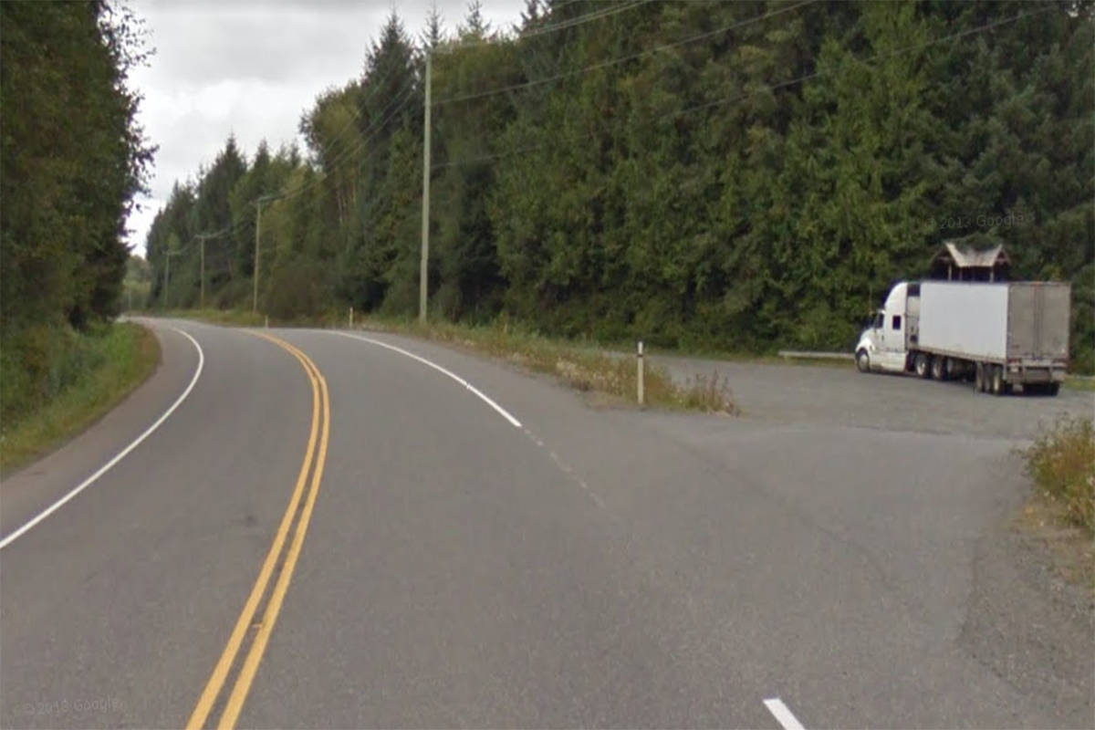 (Google Maps) Port Hardy councillor believes the crash occurred between here, the lookout, and the 7 Mile Landfill & Recycling.