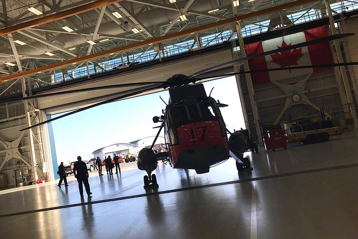 The Royal Canadian Air Force will retire its fleet of CH-124 Sea King helicopters after 55 years in use. (Kristyn Anthony/News staff)