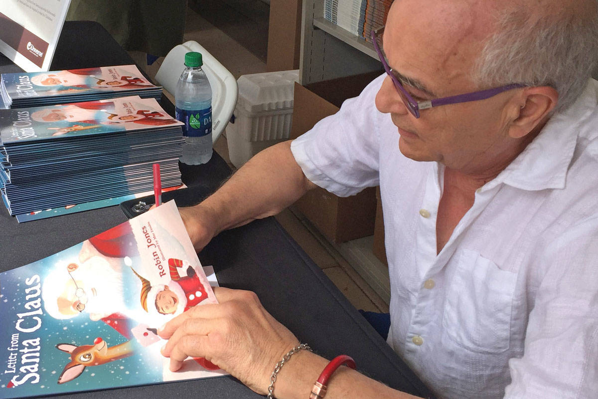 Seventy years after recieveing a letter from Santa Claus, Robin Jones wrote a book about his holiday tale. (Robin Jones photo)