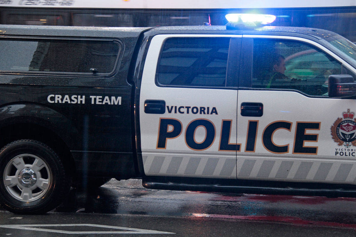 IIO is not recommending charges for an off-duty VicPD officer’s involvement at scene of motorcyclist’s death on June 17. (Keili Bartlett/News staff)
