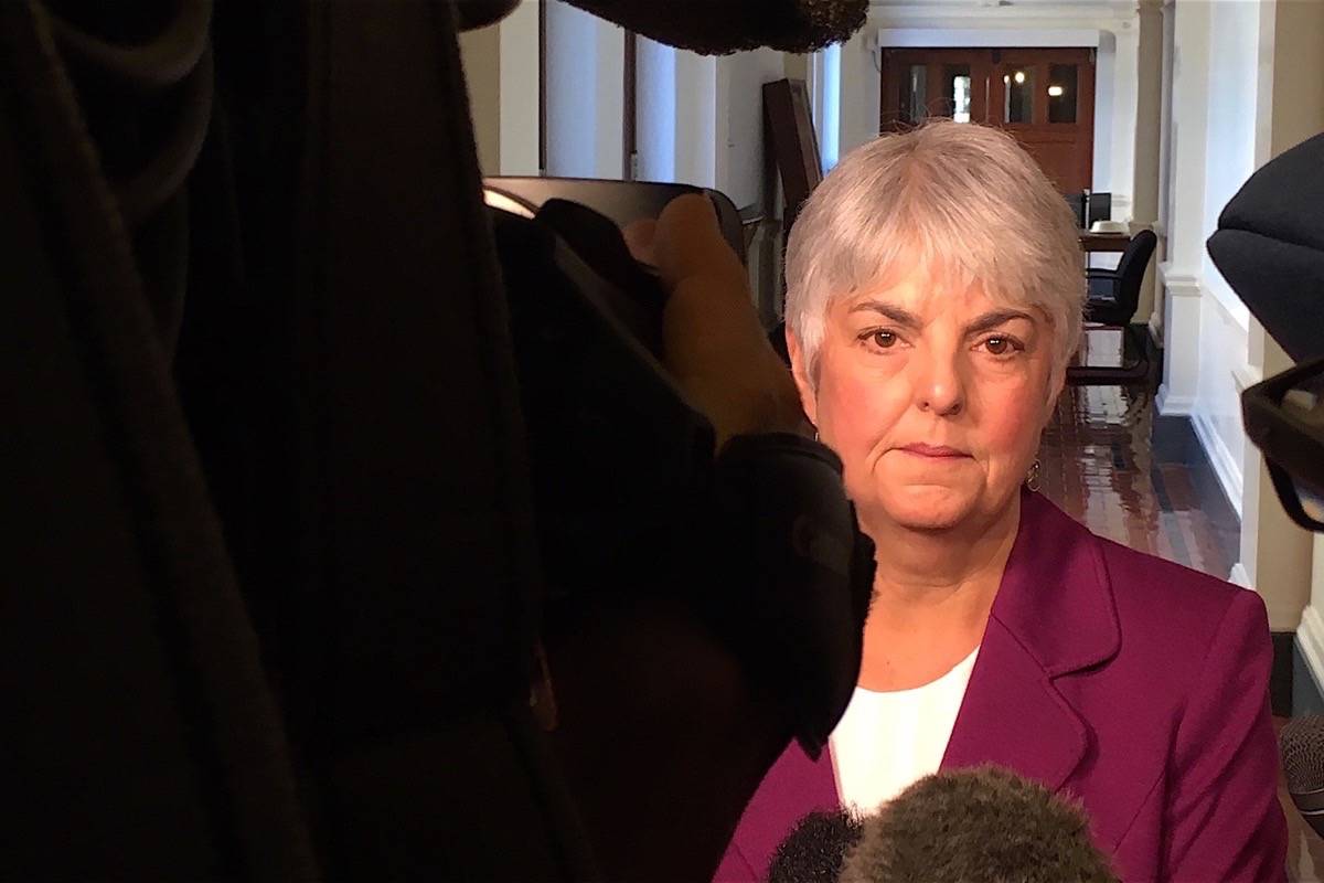 B.C. Finance Minister Carole James. (Tom Fletcher/Black Press)